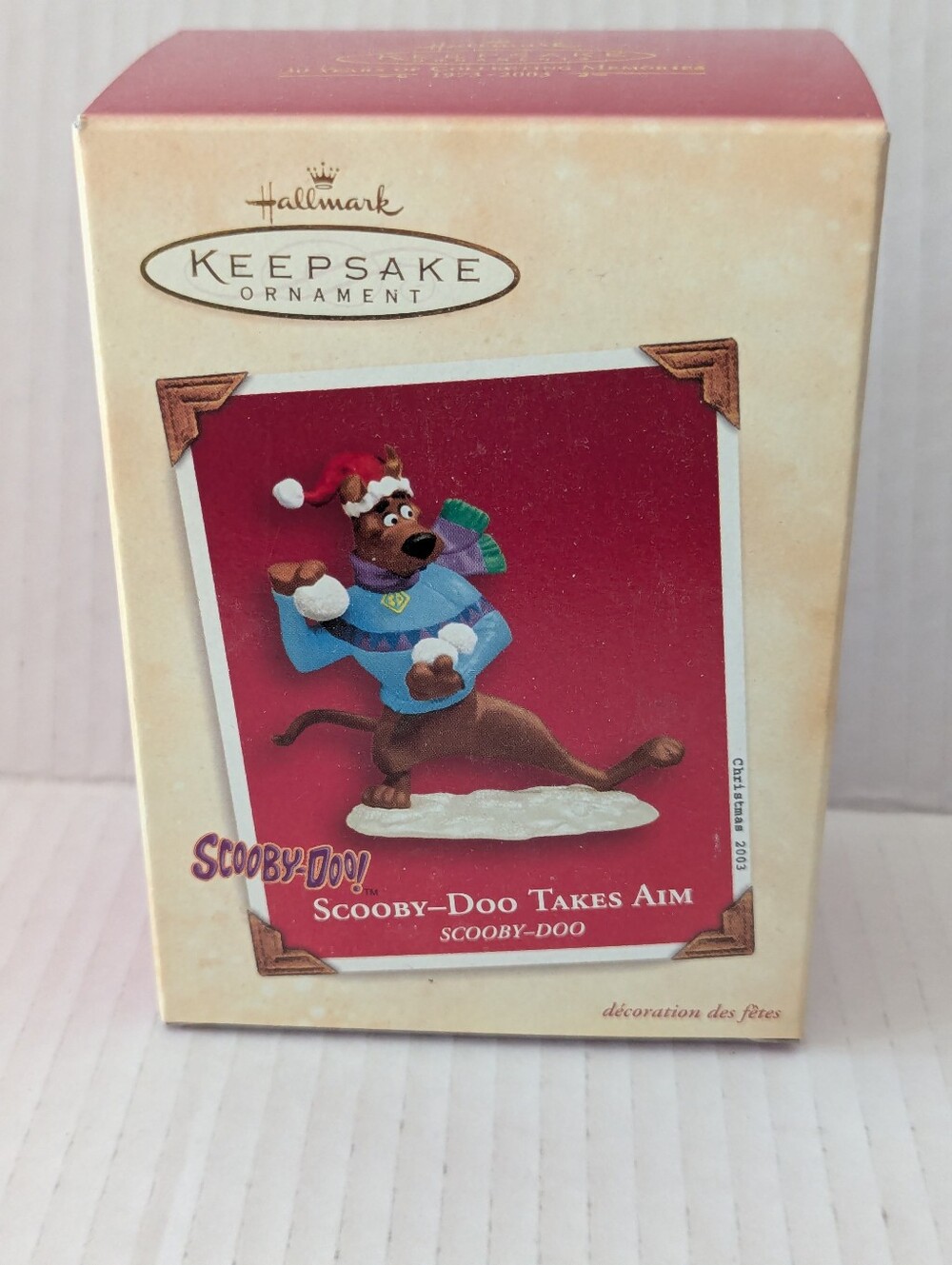 VTG 2003 Hallmark Keepsake Ornament - Scooby-Doo Takes Aim